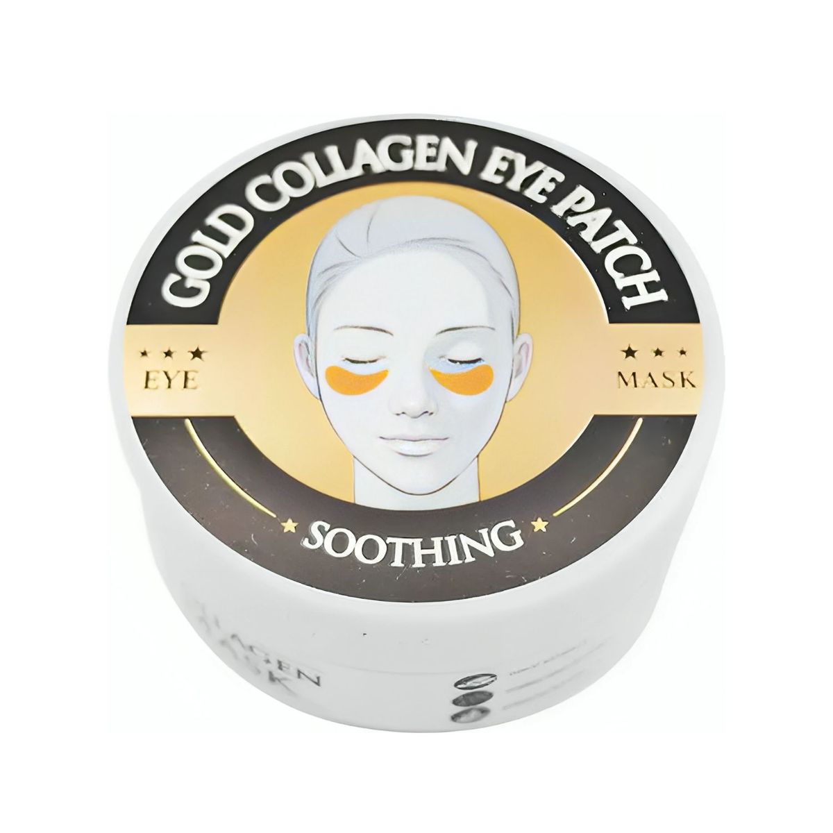 WOKALI - Parche de Ojos de Colágeno Dorado Fruit of the Wokali 60 Uds Calmante