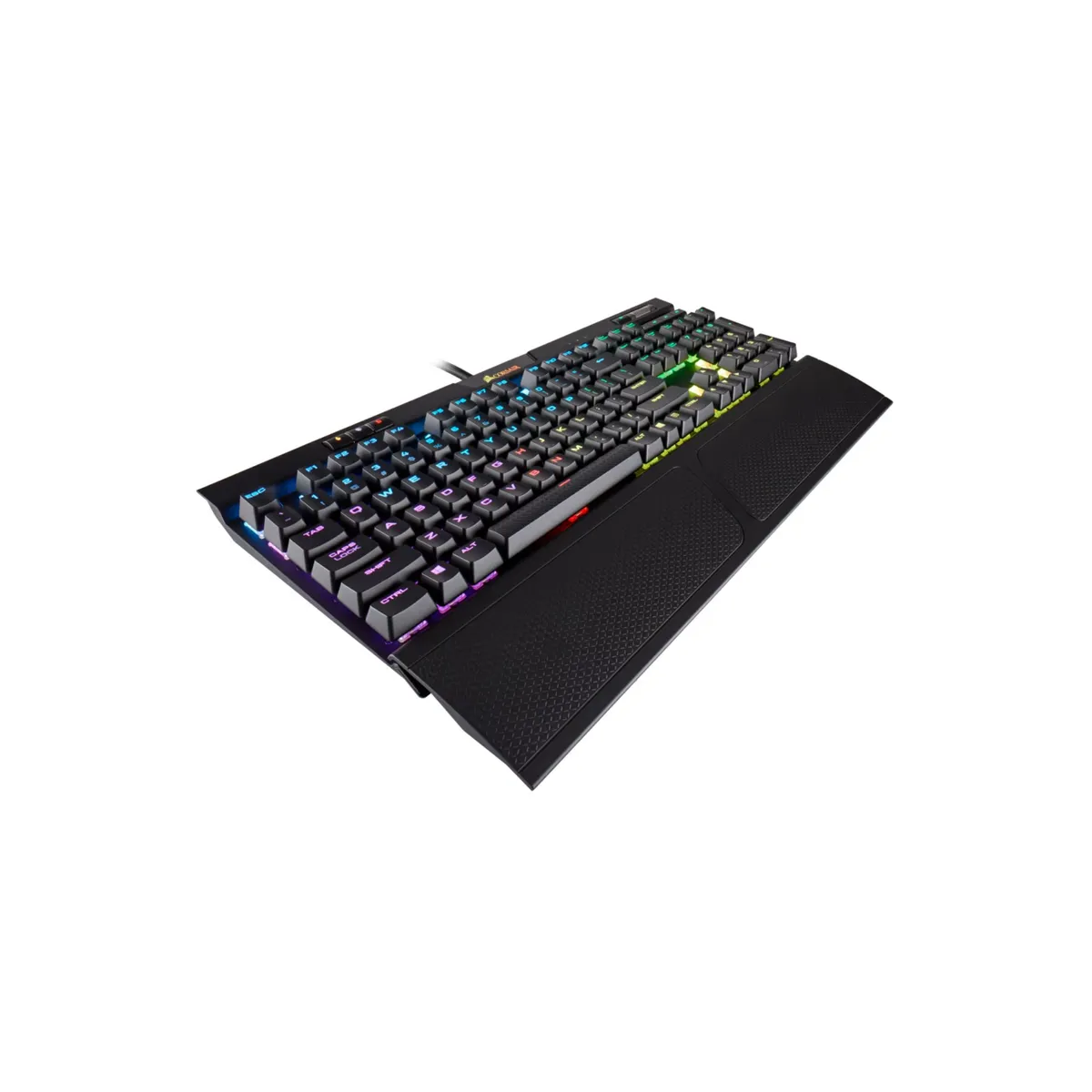 CORSAIR - Teclado Mecánico Corsair K70 RGB MK2 RAPIDFIRE CHERRY MX Speed SP