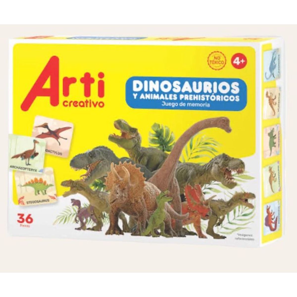 GENERICO - JUEGO DE MEMORIA DINOSAURIOS X 36 PZAS. ARTI CREATIVO