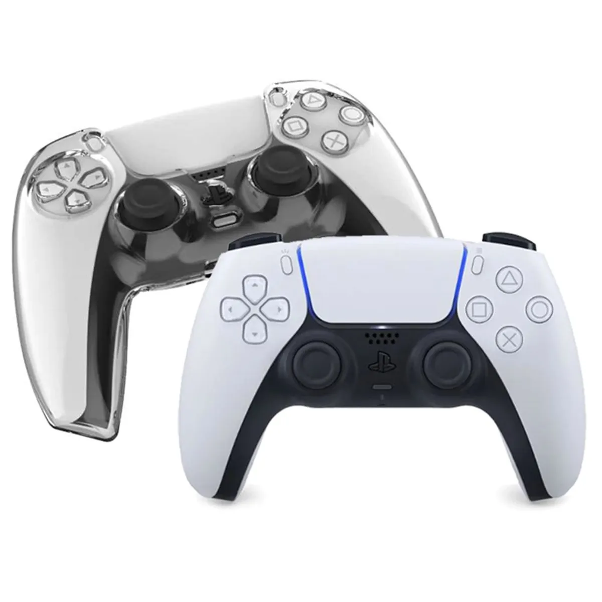 VARIOS - Case para Mando PS5 Dualsense Protector Rígido Transparente