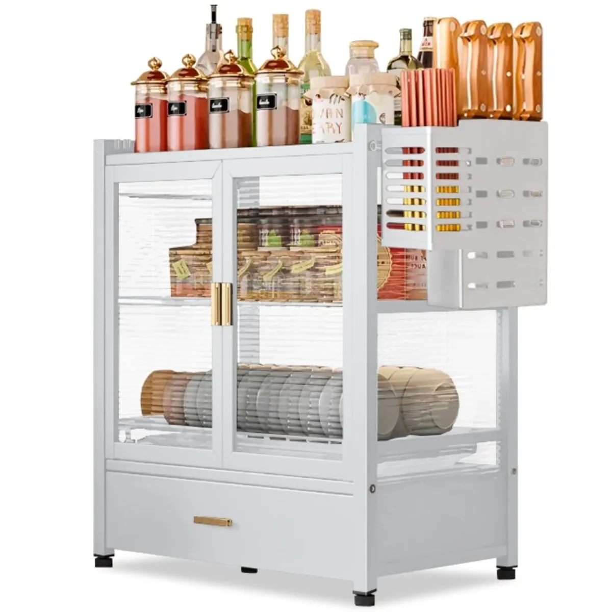 MINARI - Escurridor de Platos Moderno Estante Organizador Cocina Premium B YE25