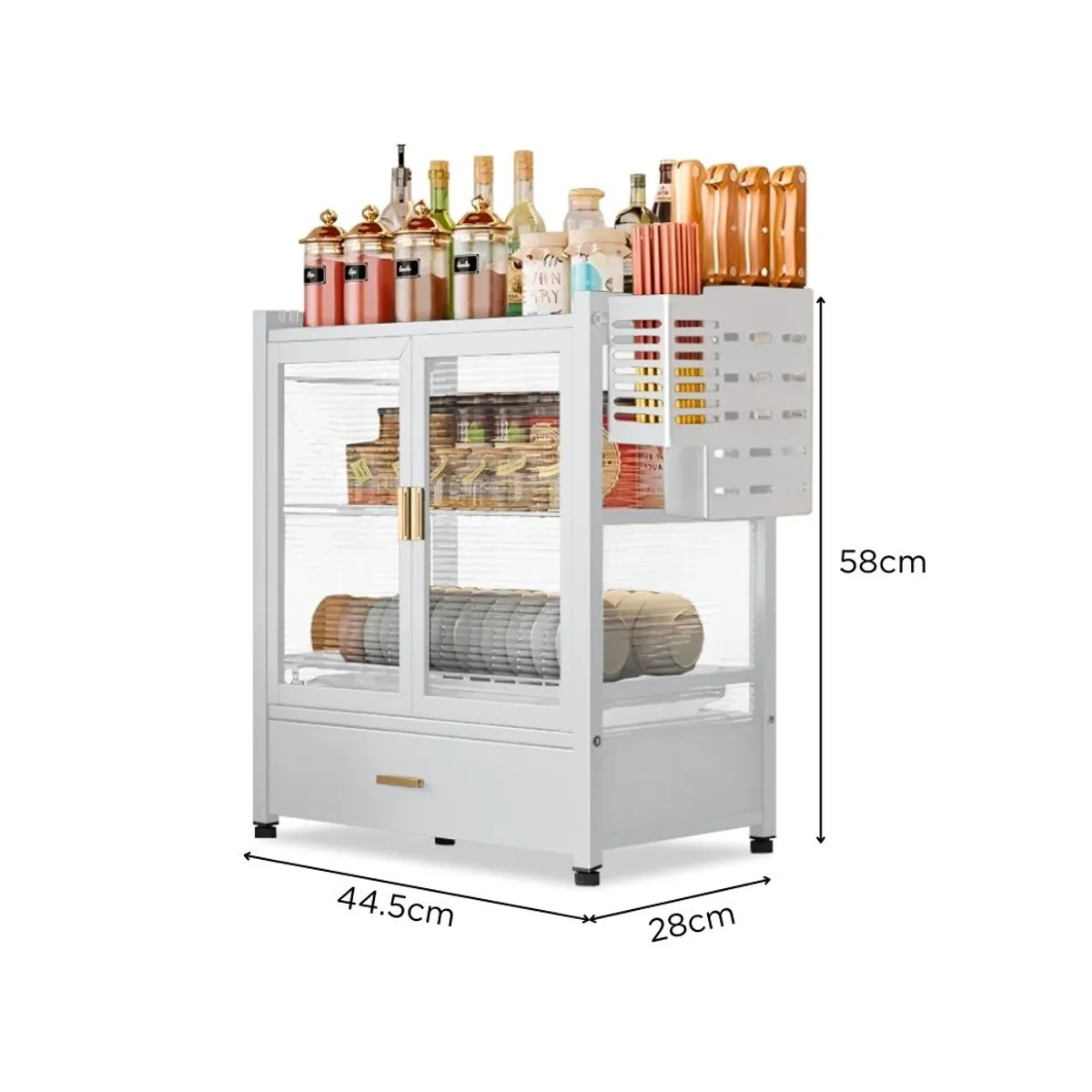 MINARI - Escurridor de Platos Moderno Estante Organizador Cocina Premium B YE25