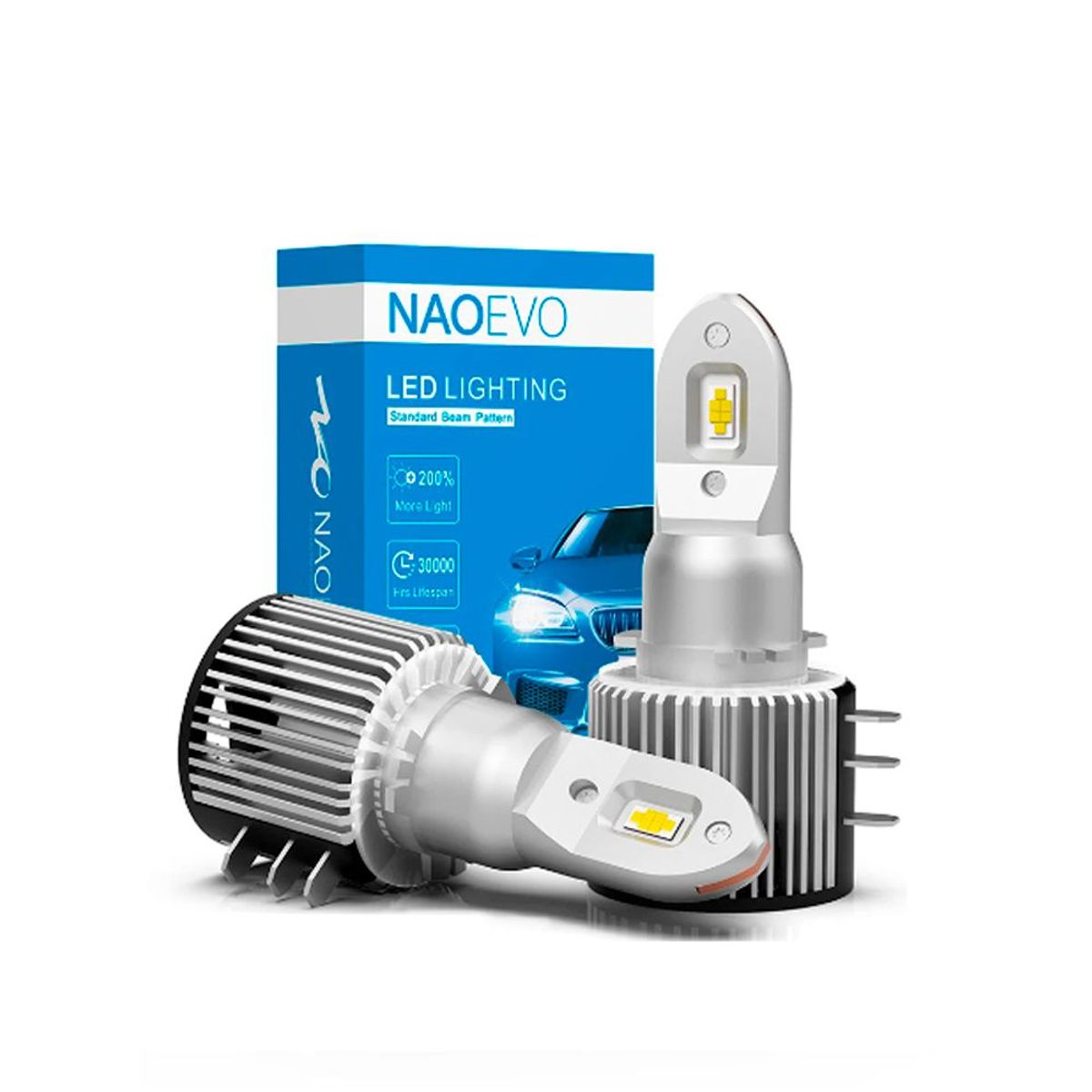 NAOEVO - Foco Led H15 Pro Canbus 12000LM