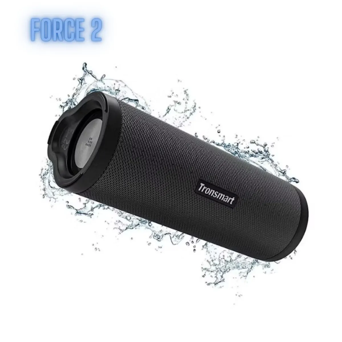 TRONSMART - Parlante Portátil Tronsmart Force 2 Bluetooth 5.0 IPX7 hasta 15 Horas