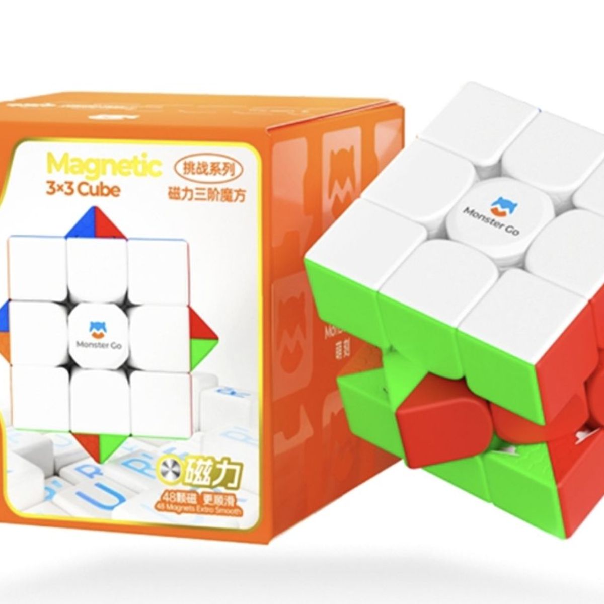 GANCUBE - Cubo 3x3 Magnético MonsterGO 2024 PREMIUM