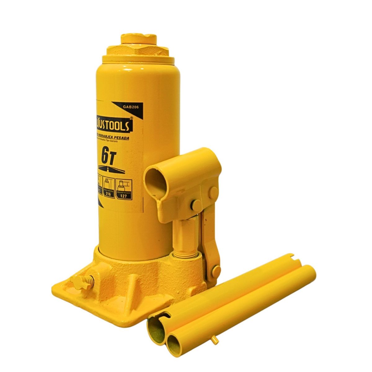 UYUSTOOLS - Gata hidráulico tipo  botella  6 Toneladas, UYUSTOOLS