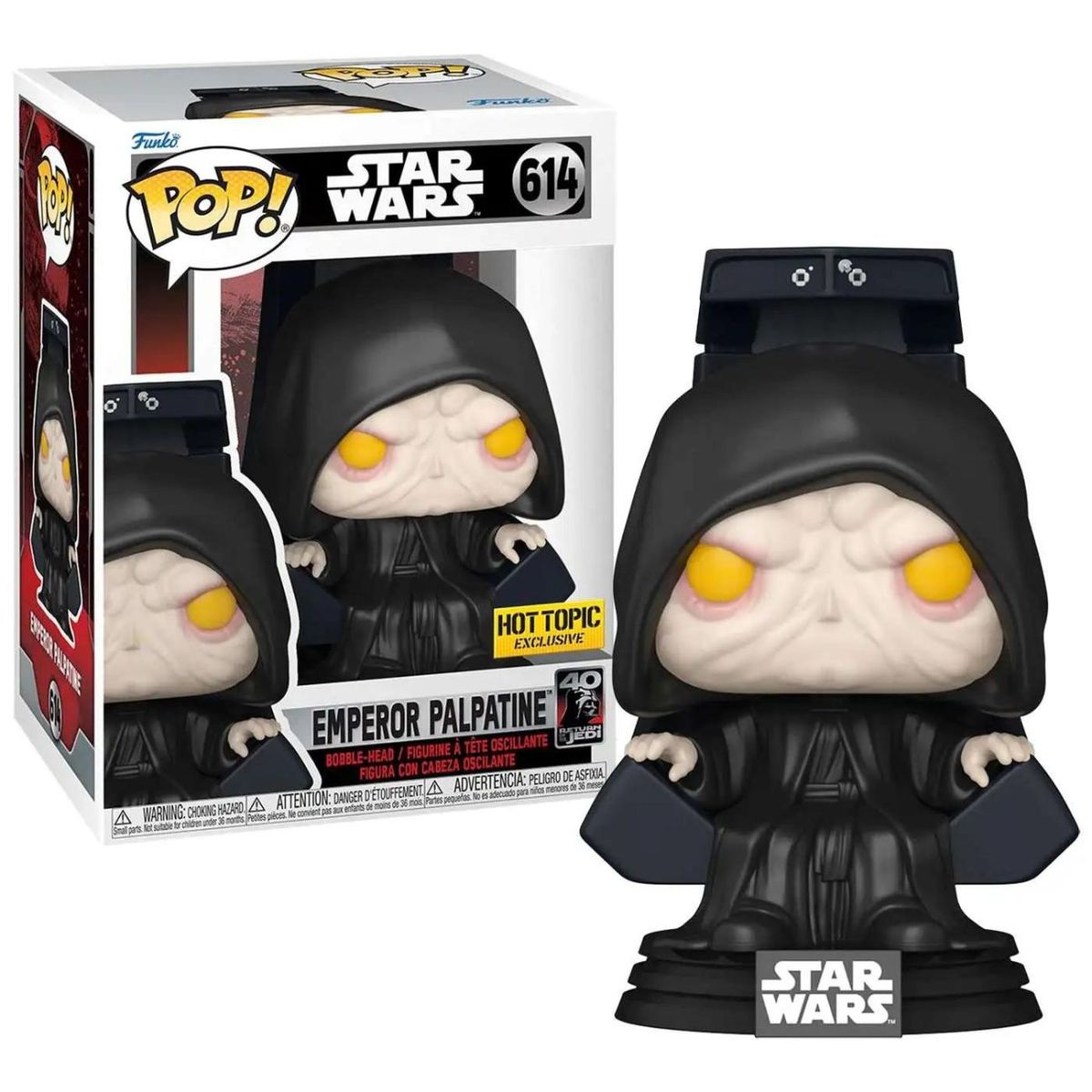 FUNKO - Funko pop Emperor Palpatine - Star Wars Return Of The Jedi