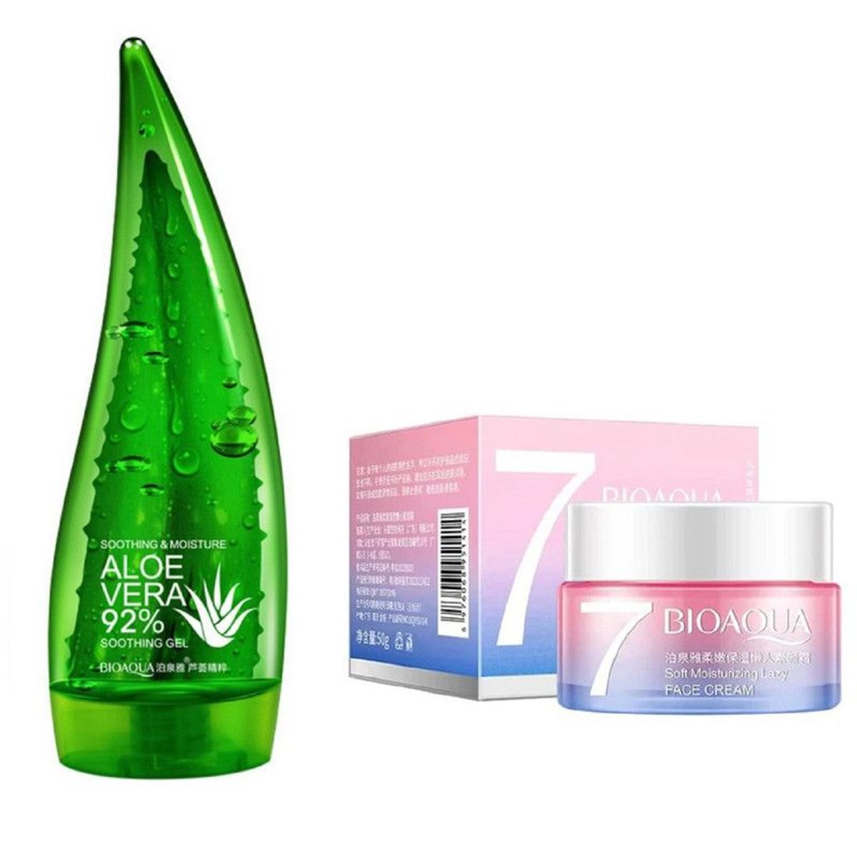 BIOAQUA - Crema Corporal Aloe Vera + Crema Hidratante V7 - Bioaqua_123