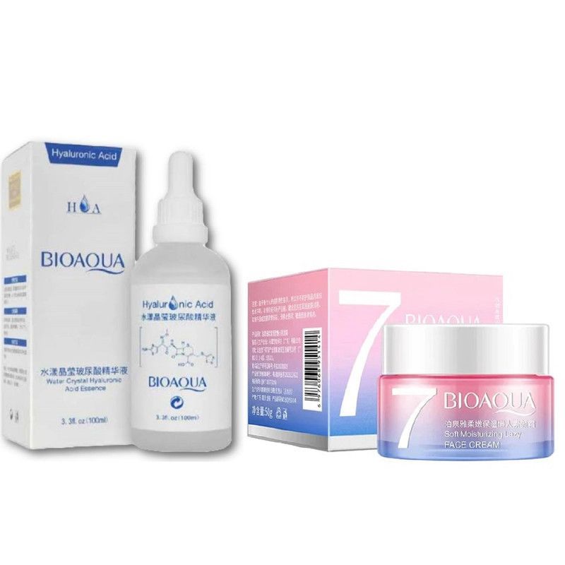 BIOAQUA - Serum Acido Hialuronico 100 ml + Crema Hidratante V7 - Bioaqua_123