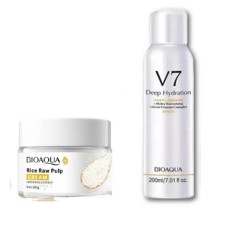 BIOAQUA - Aclarante de Arroz +  Spray Aclarante de Cuerpo V7 - Bioaqua_123