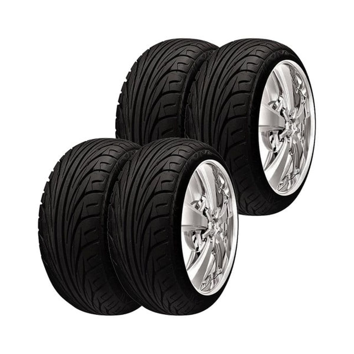 LUXOTIK - Pack de 4 Llantas 195/55R15 LUXOTIK OX-2 85V