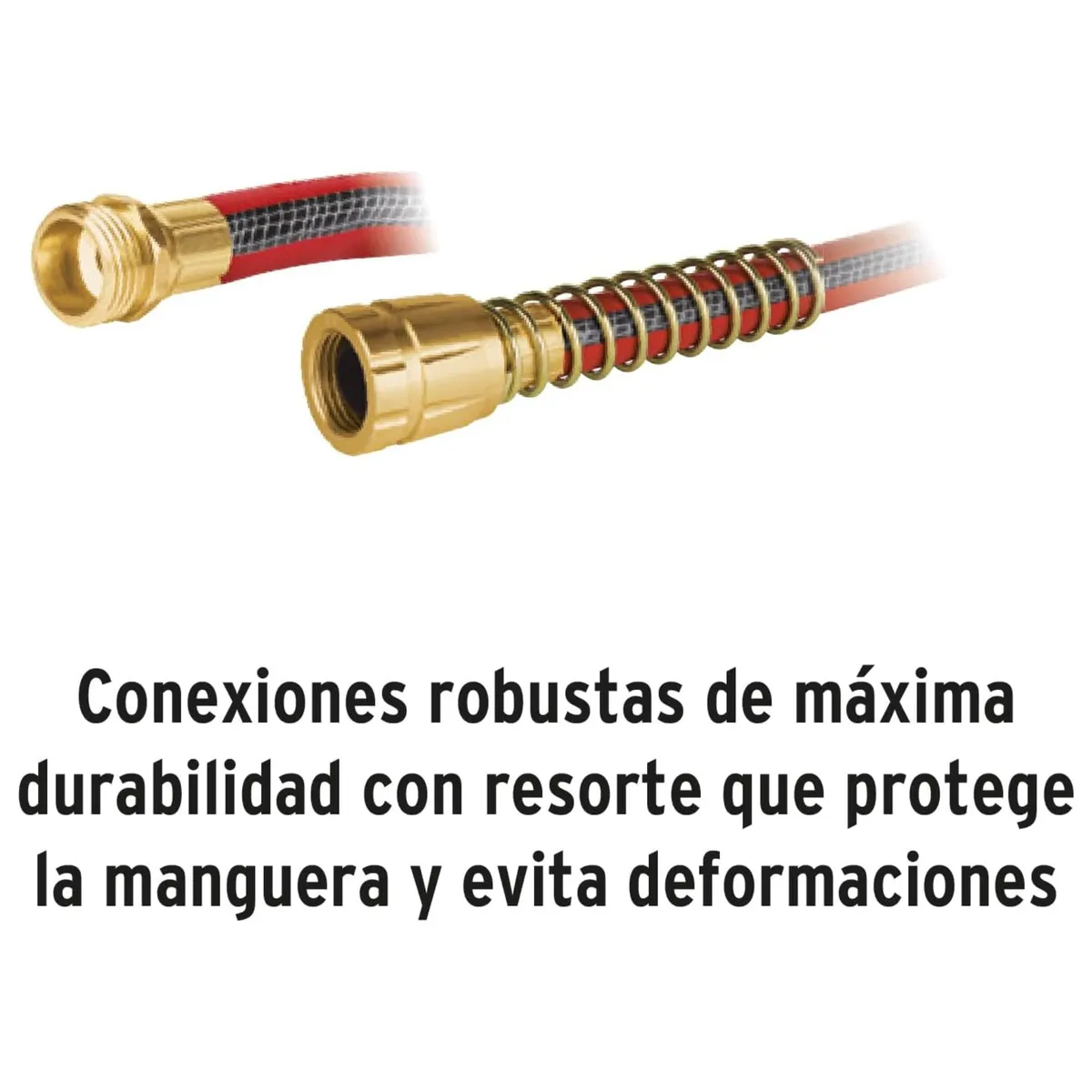 TRUPER - Manguera de riego 5/8" super reforzada 4 capas 30 m conectores metal