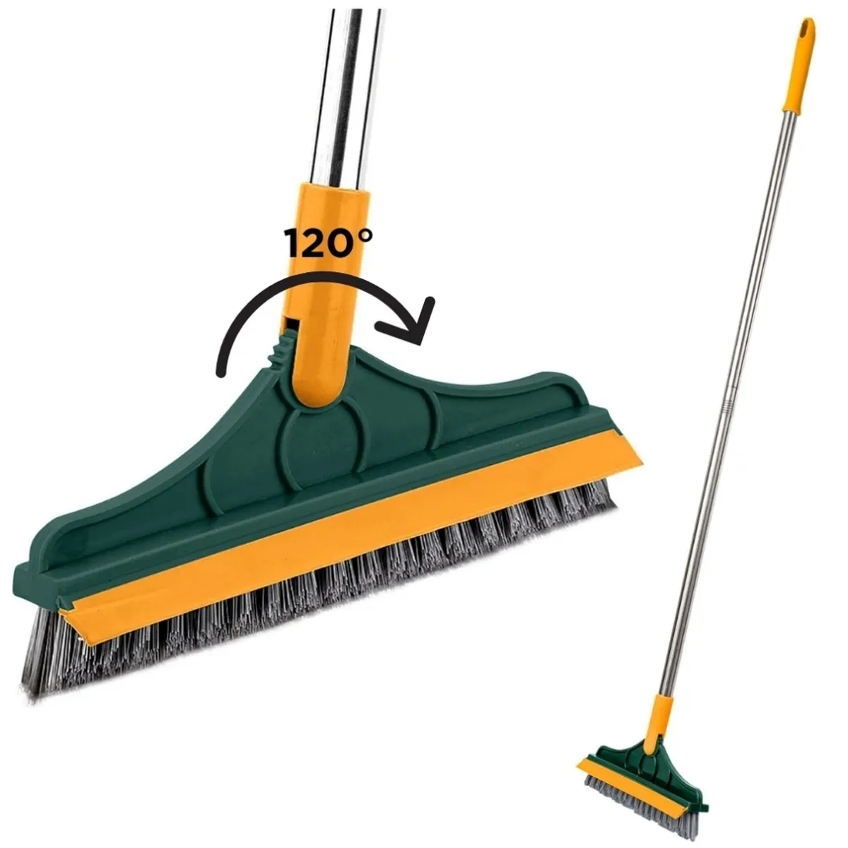 MINARI - Escoba Cepillo de Limpieza Secador 2en1 Rotación 120° V C16