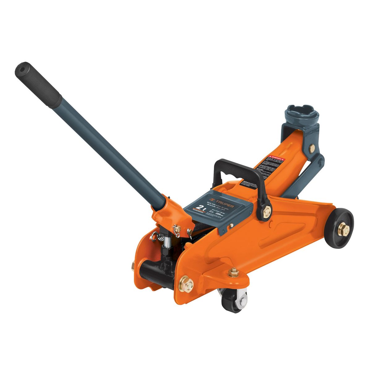 TRUPER - Gato hidráulico de patín, 2t, 30 movimientos COD 14944 Truper