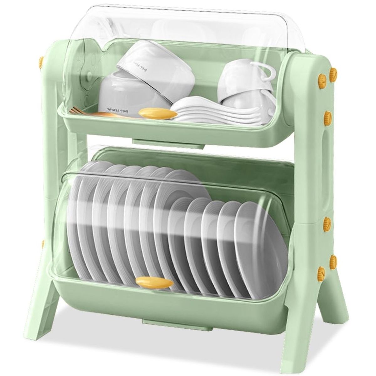 MINARI - Escurridor de Platos Estante Organizador Cocina Tapa Elegante VD E87