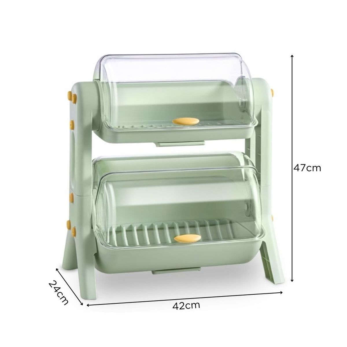 MINARI - Escurridor de Platos Estante Organizador Cocina Tapa Elegante VD E87