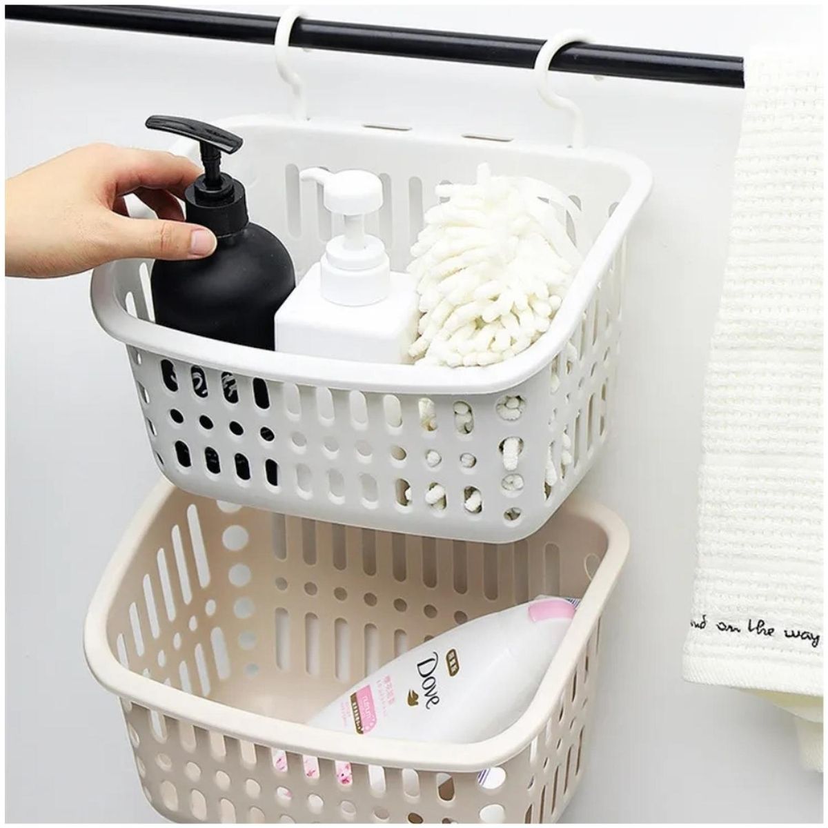 MINARI - Cesta Colgante Organizador para Ducha Baño Maquillaje C91 X 1UND.