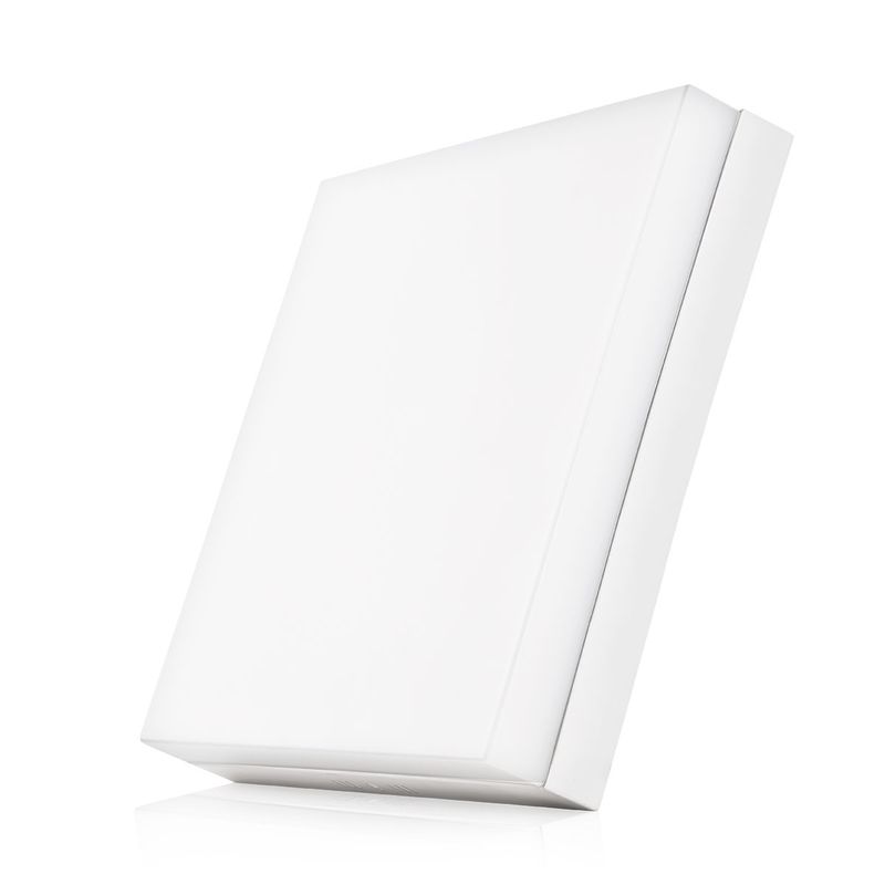 EVOLITE - Plafon led panel hielo 24w cuadrado sobreponer luz cálida