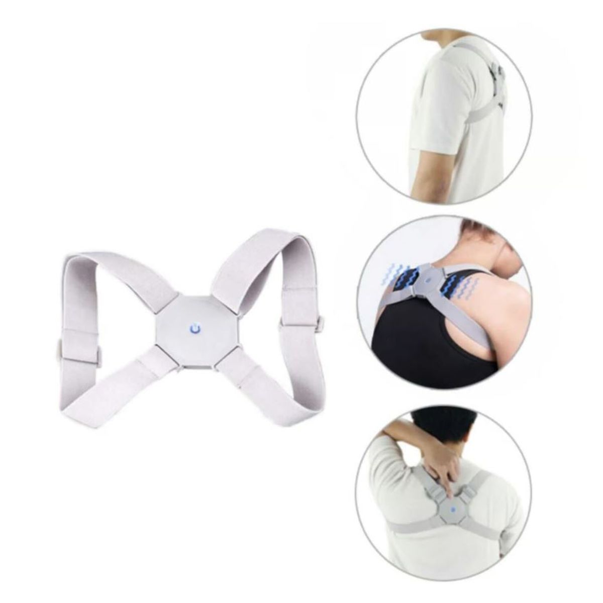 GENERICO - Corrector de Postura Ajustable Doble Ajuste Estándar