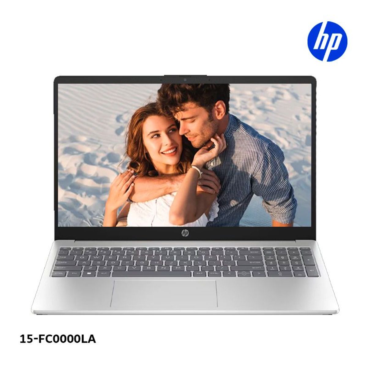 HP - Laptop HP 15-FC0000LA, AMD Ryzen 3 7320U, 8Gb DDR4, SSD 512Gb, 15.6" FHD, Color Dorado / W11H