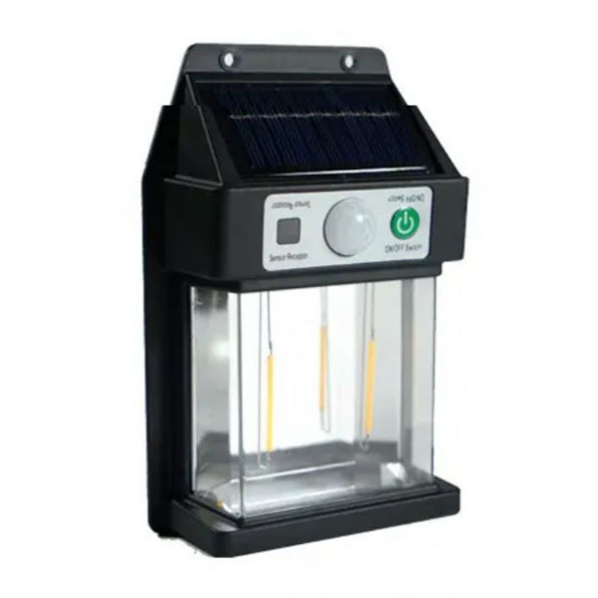 OEM - Lampara farol con Panel Solar luz cálida y Sensor de Movimiento