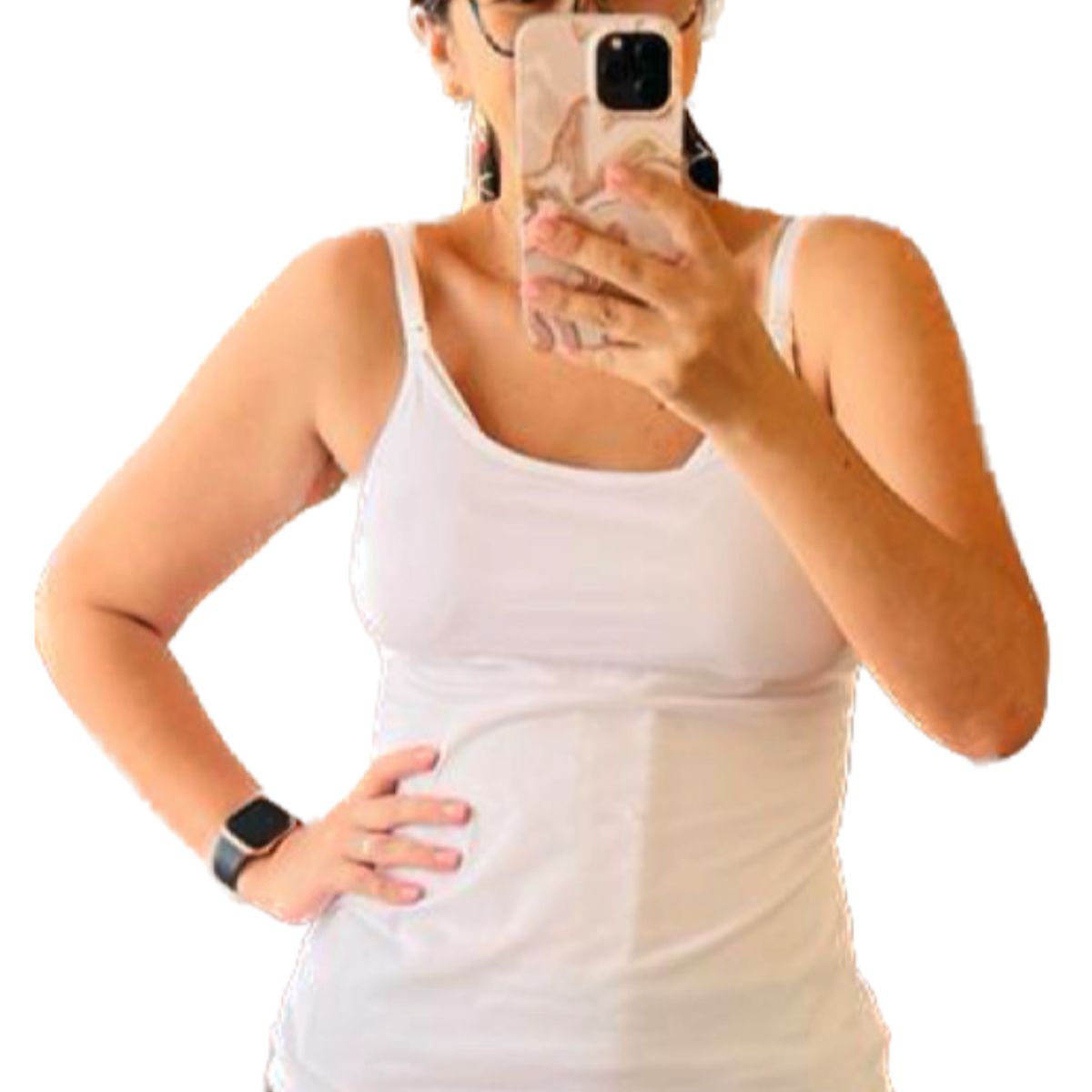 GENERICO - Polo Tiritas Broche Lactancia Top Incorporado Para Toda Ocasion