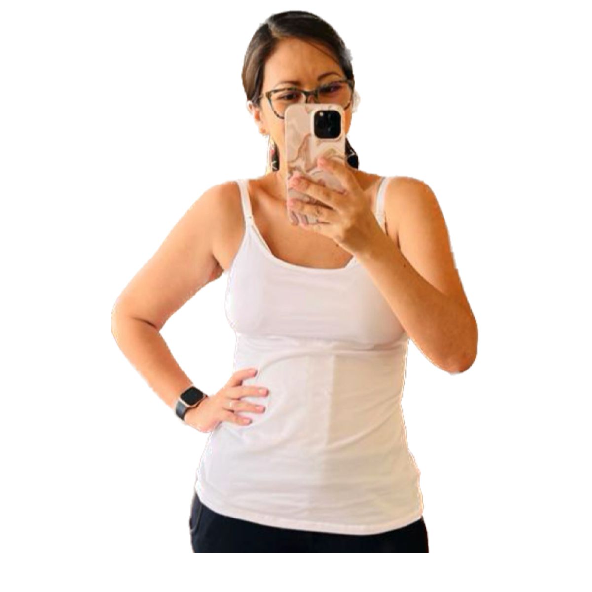 GENERICO - Polo Tiritas Broche Lactancia Top Incorporado Para Toda Ocasion