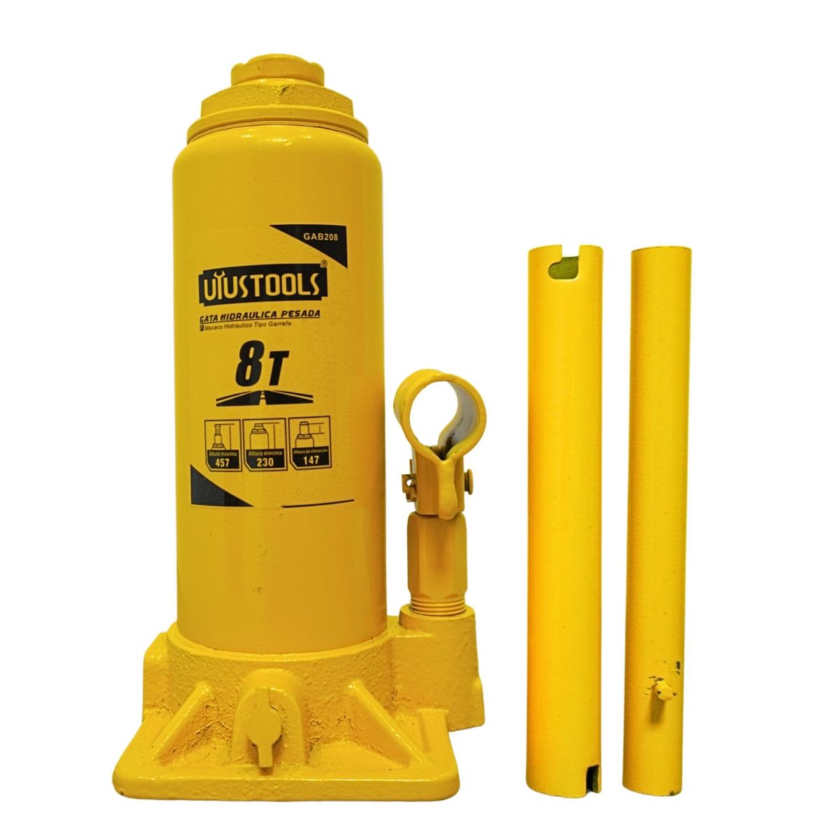UYUSTOOLS - Gata hidráulico gata  botella  8 Toneladas, UYUSTOOLS