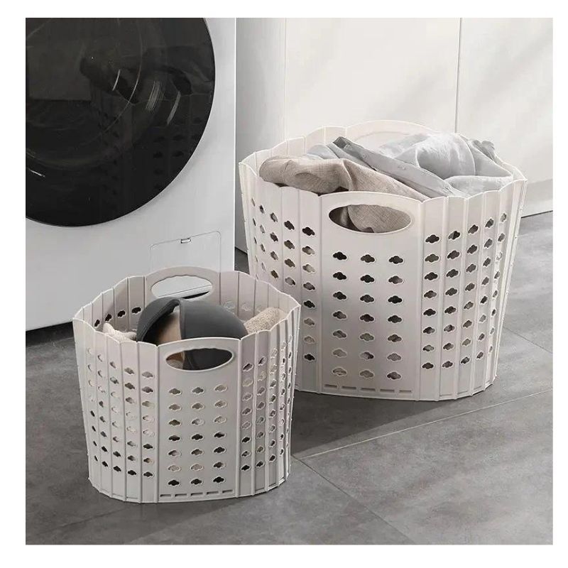 GENERICO - Cesta de ropa plegable GRIS