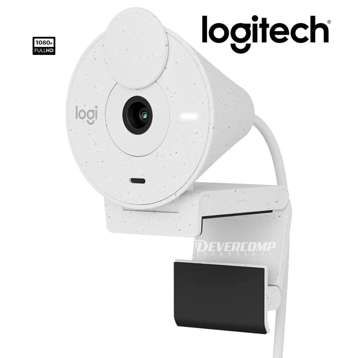 LOGITECH - Camara Logitech Brio 300 Full HD 1080P USB-C White