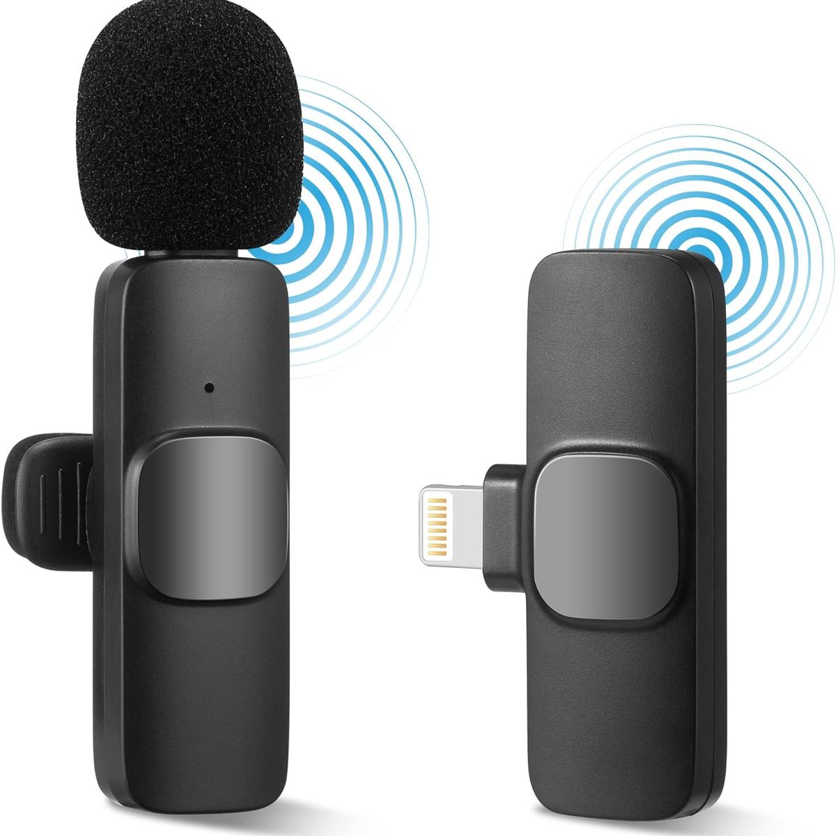 OEM - Solapero Micrófono Inalámbrico Compatible con iPHONE para Celular