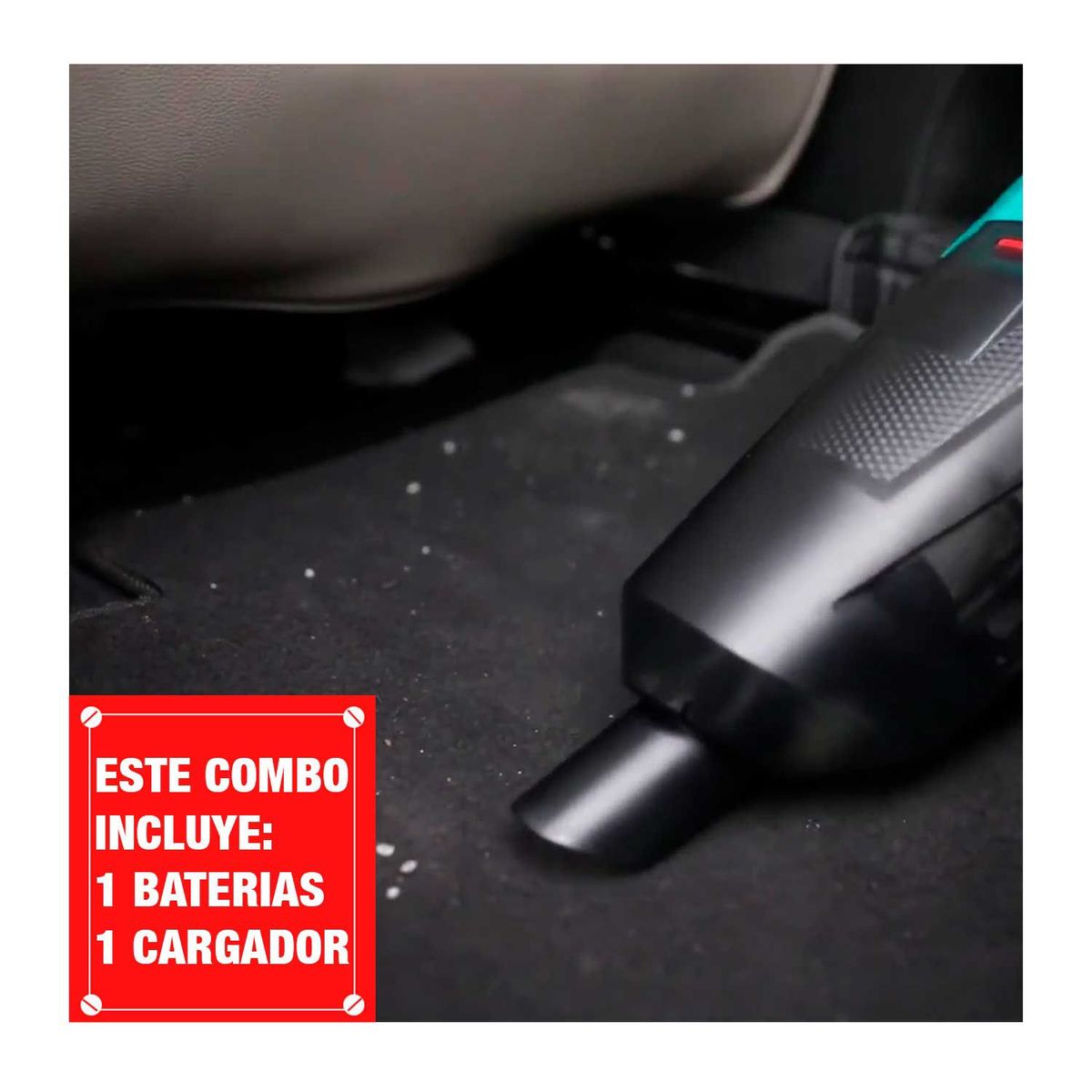 TOTAL TOOLS - ASPIRADORA INALÁMBRICA DE MANO 20V TOTAL PORTÁTIL