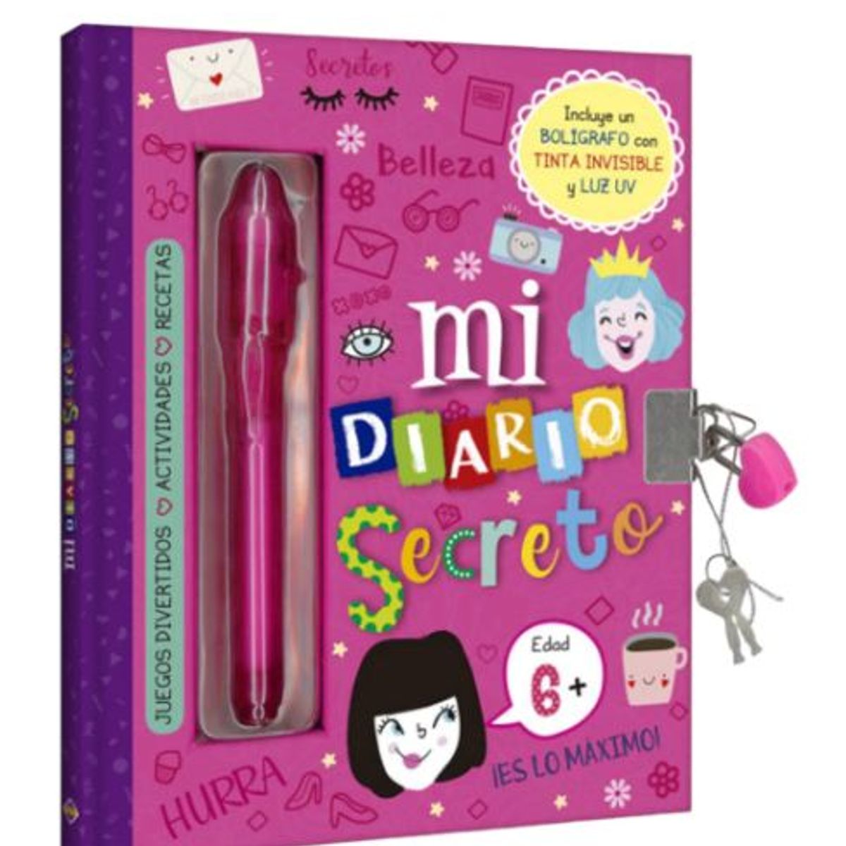 GENERICO - Libro Infantil Mi diario Secreto