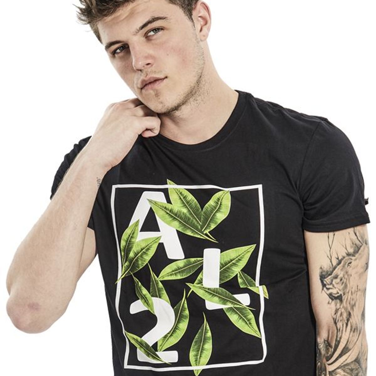 ALDO'S SINCE 1986 - 0104027070-ALDOS-POLO MC CLASICC CUELLO REDONDO ESTAMPADO PECHO