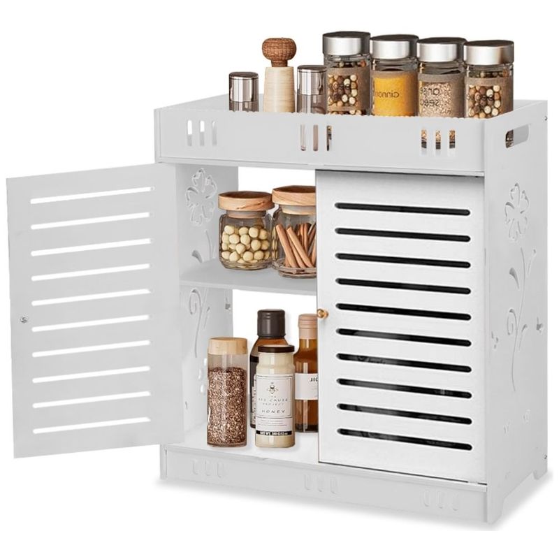 MINARI - Organizador Estante Flotante de Pared de Cocina Alacena A95-B