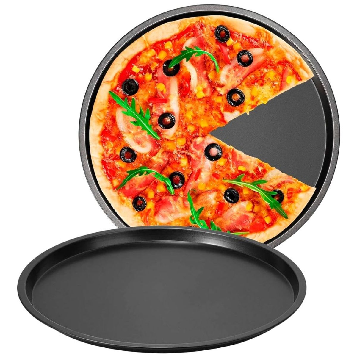 MINARI - Molde Bandeja para Hornear Pizza Pasteles Antiadherente x1und D26