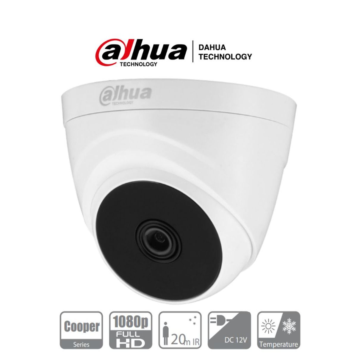 DAHUA - CAMARA DAHUA 2MP HDCVI Fixed-focal Eyeball Camera