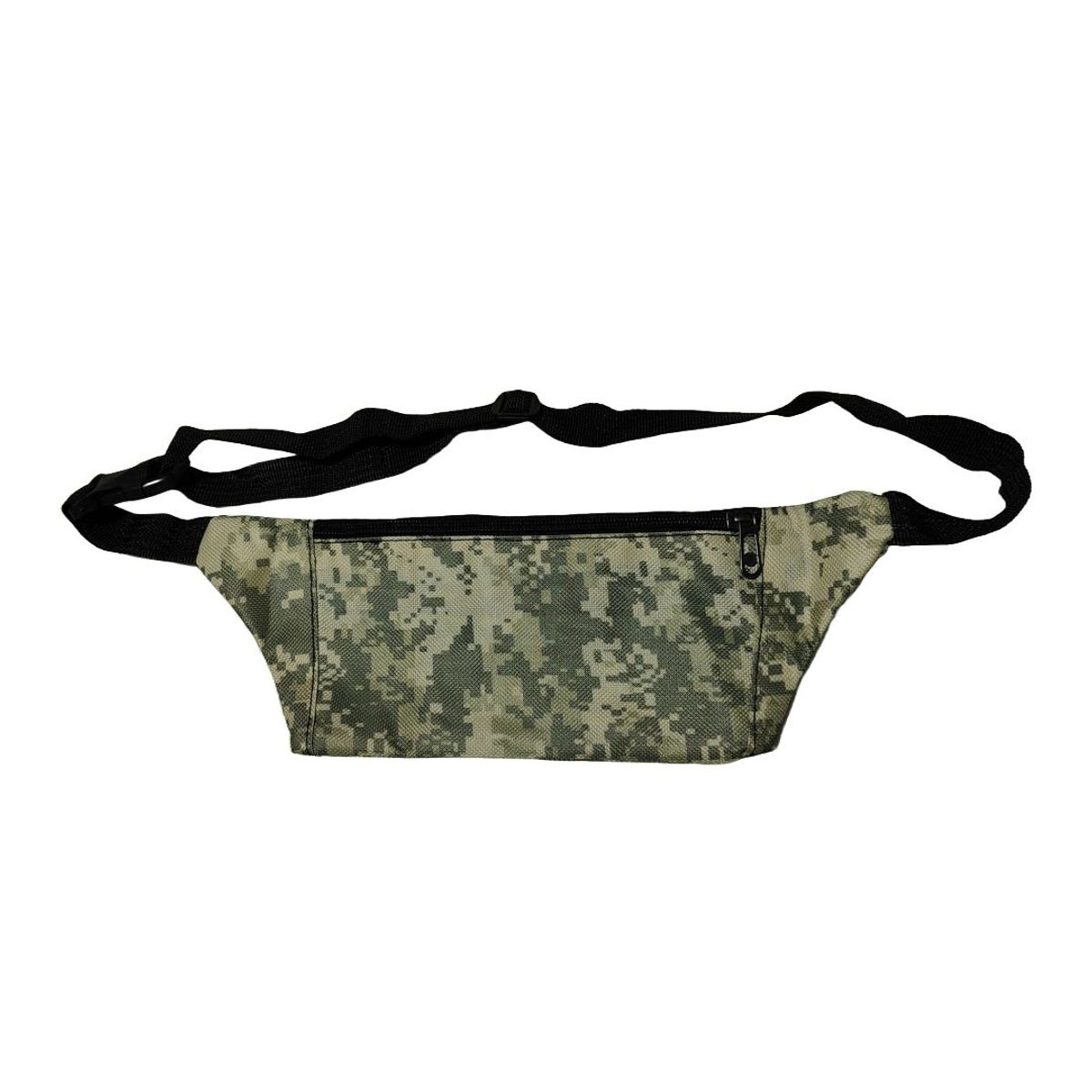 GENERICO - Canguro Deportivo Militar Plomo Multiusos 3 Cierres Ajustable Antirobo_.