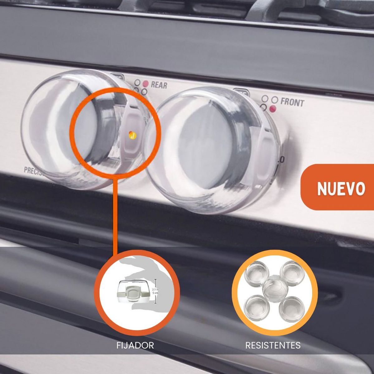 SAFETY 1ST - Cubreperillas para Cocina «CLEAR VIEW»