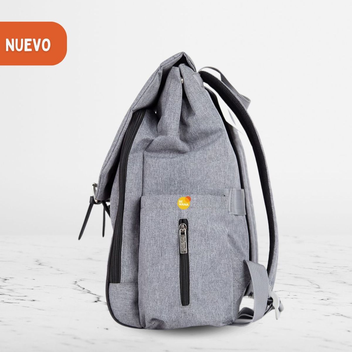 INFANTI - Mochila Pañalera «MATERNAL ASPEN» Gray