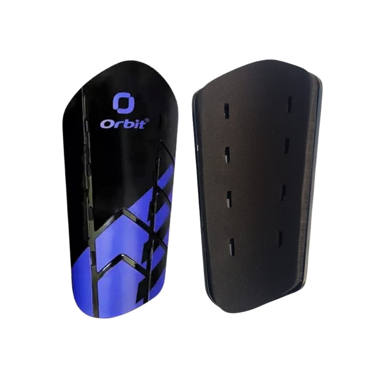 ORBIT - CANILLERAS PARA FÚTBOL ORBIT JUNIOR TALLA S NEGRO AZUL