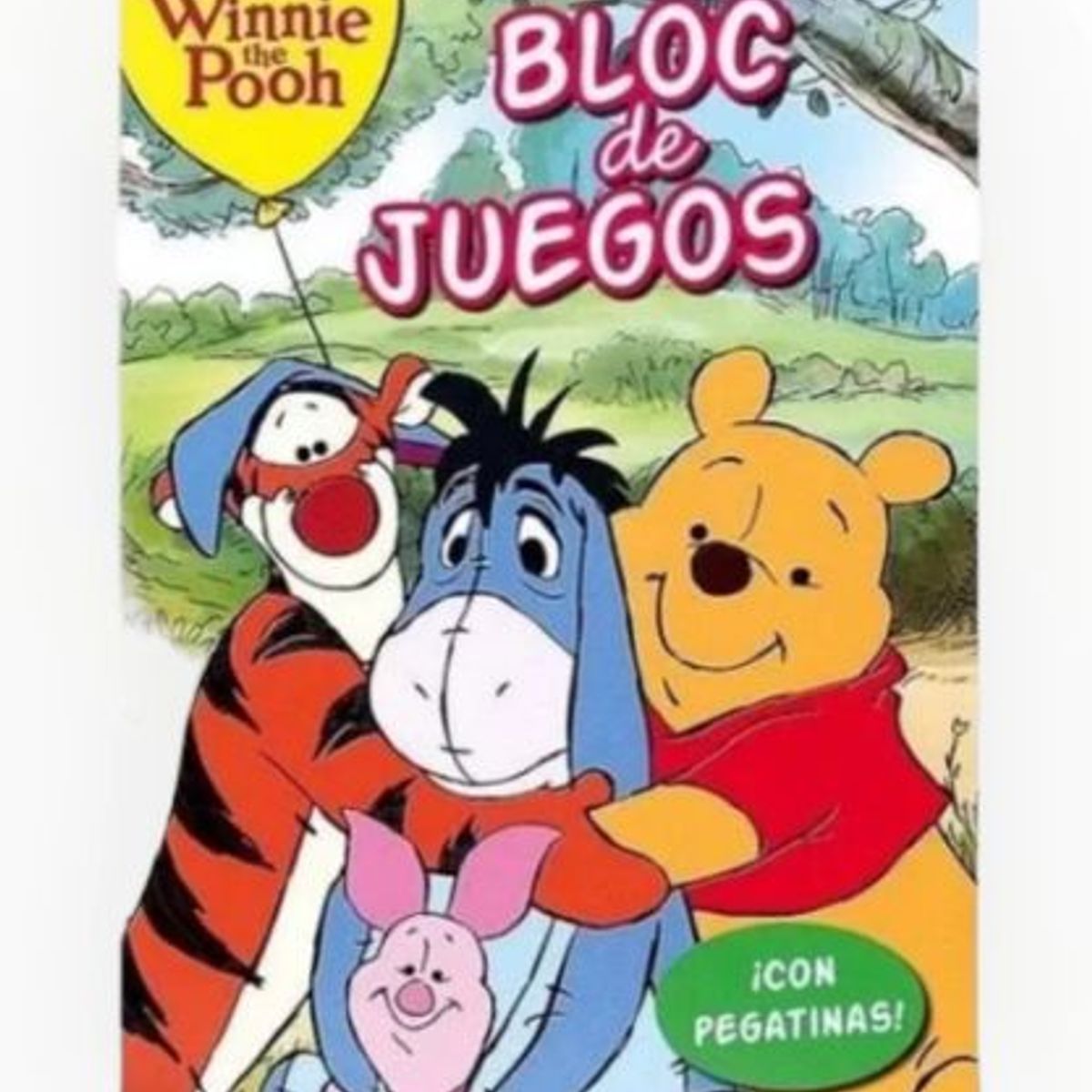 GENERICO - Libro Infantil Bloque de Juegos - Winnie The Pooh
