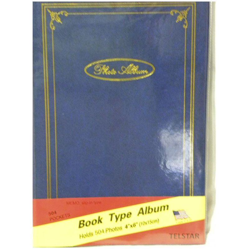 GENERICO - Álbum De 504 Fotos Recuerdos Tamaño Jumbo C/Azul