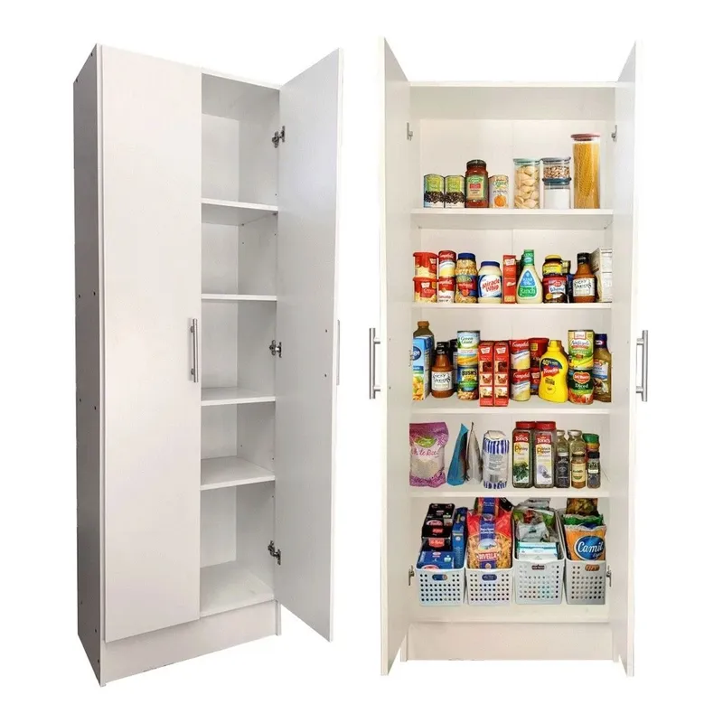 AMUEBLE - Despensero Cocina 2 Puertas Organizador  *Giak* Tiendas Amueble Blanco
