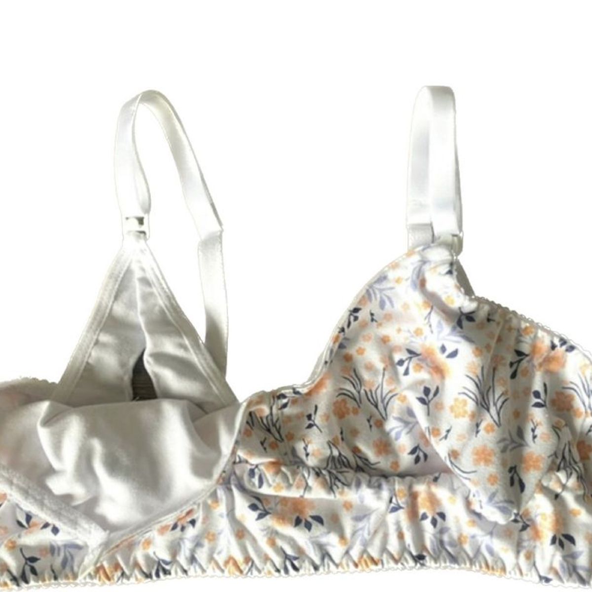 GENERICO - Sosten Maternal Julietta Con algodon Exterior Broche Lactancia BCxy