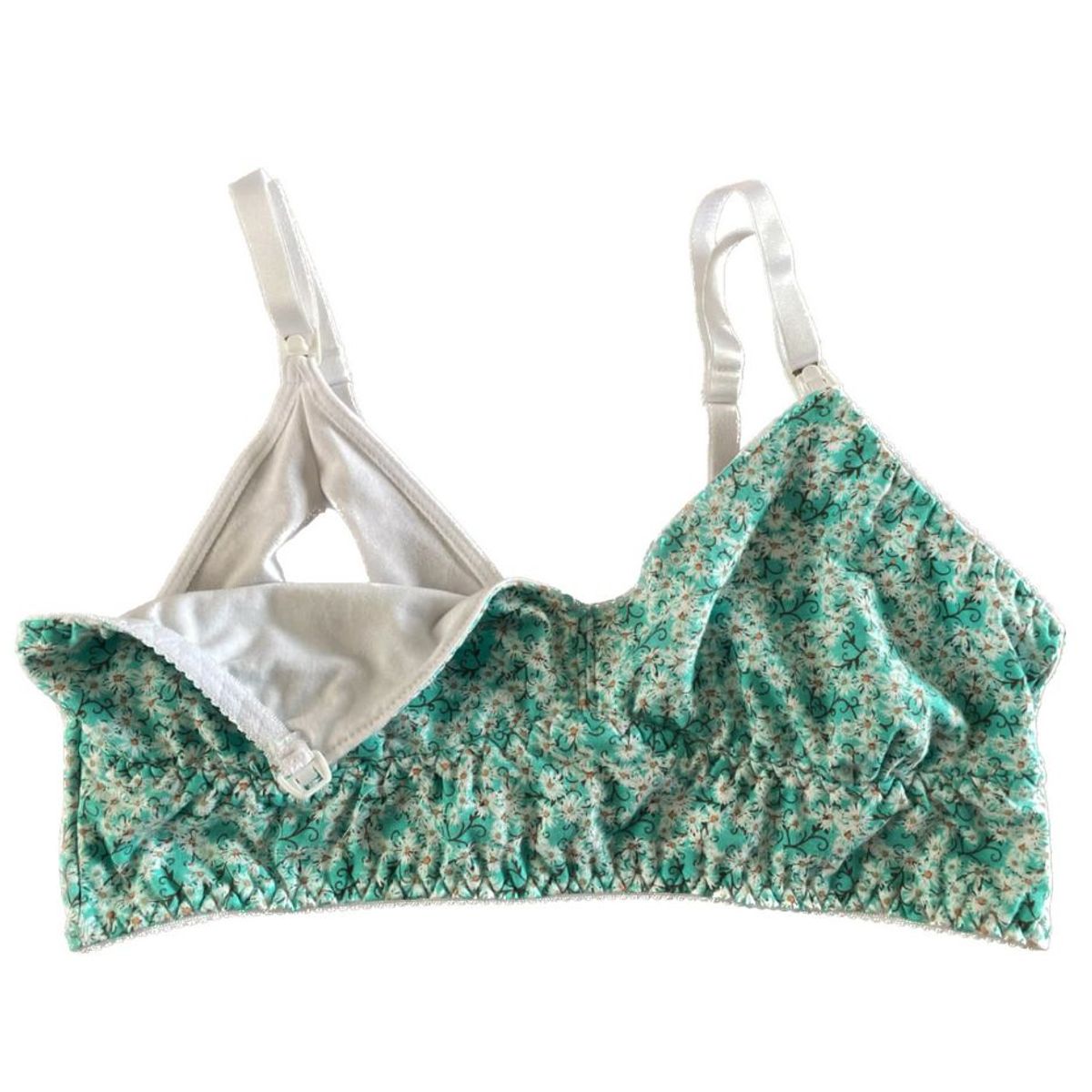 GENERICO - Sosten Maternal Julietta Con algodon Exterior Broche Lactancia BCxy