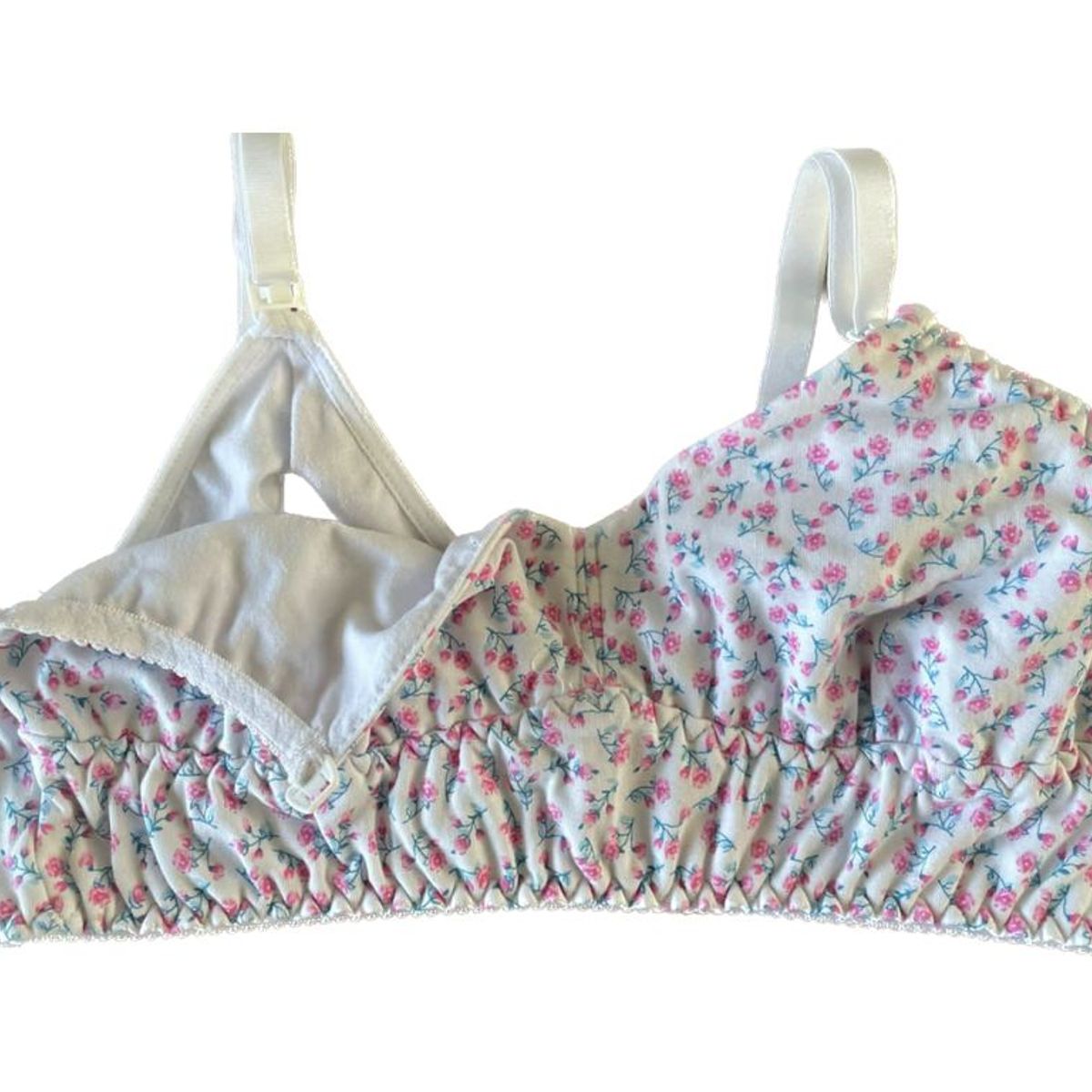 GENERICO - Sosten Maternal Julietta Con algodon Exterior Broche Lactancia BCxy