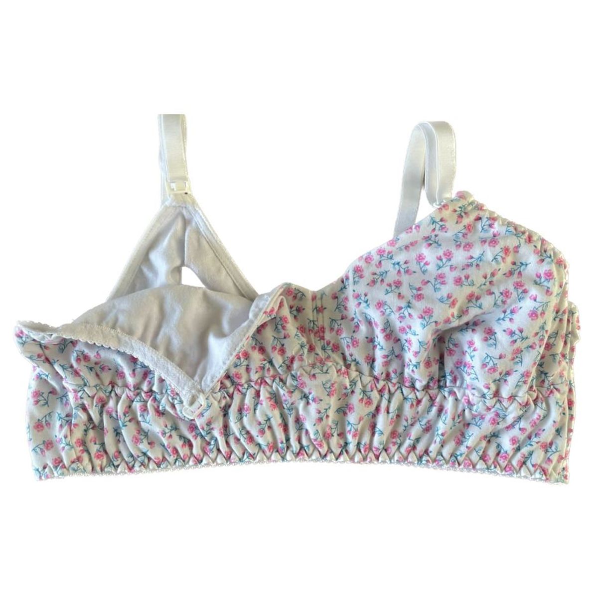 GENERICO - Sosten Maternal Julietta Con algodon Exterior Broche Lactancia BCxy