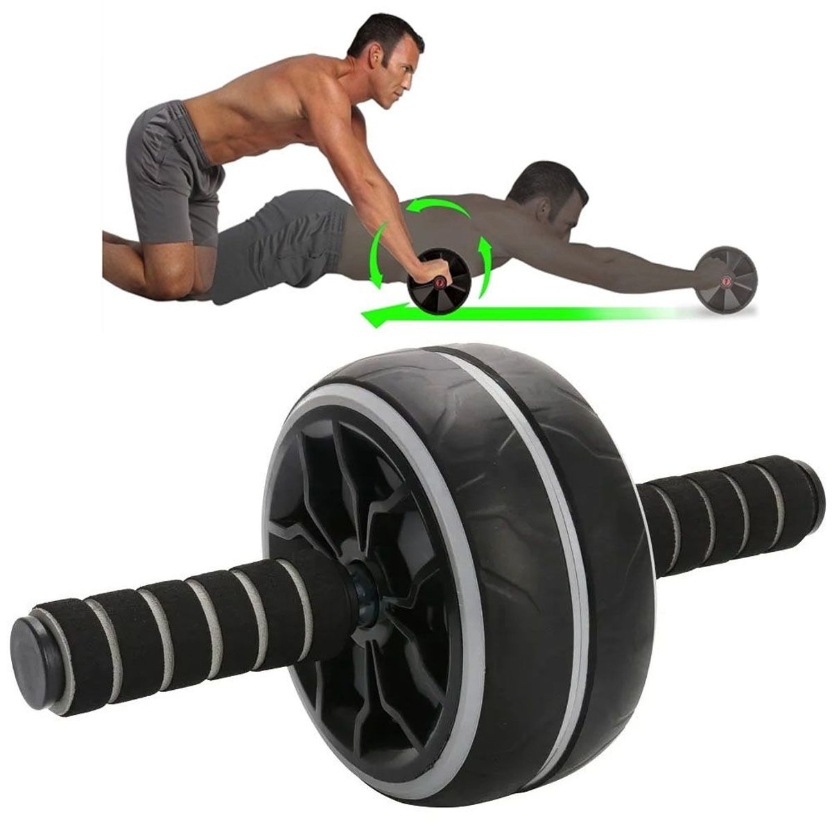 CC GROUP - Rueda Abdominal Muscular Aparato de Fitness para Gimnasio