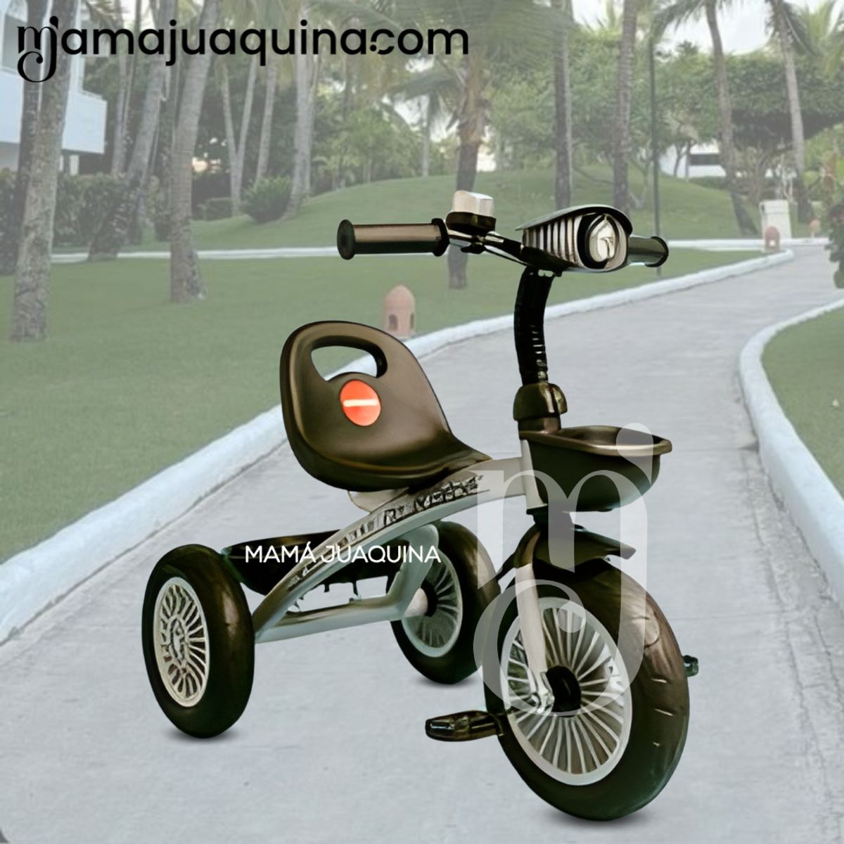 DOUX BEBE - Triciclo Chavito Musical «TRIKE» Black